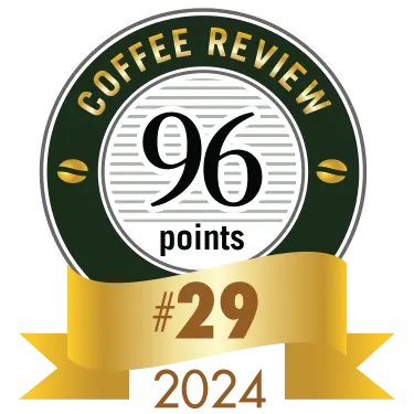 Coffee Review 2024 年度世界第 29 名、96 分